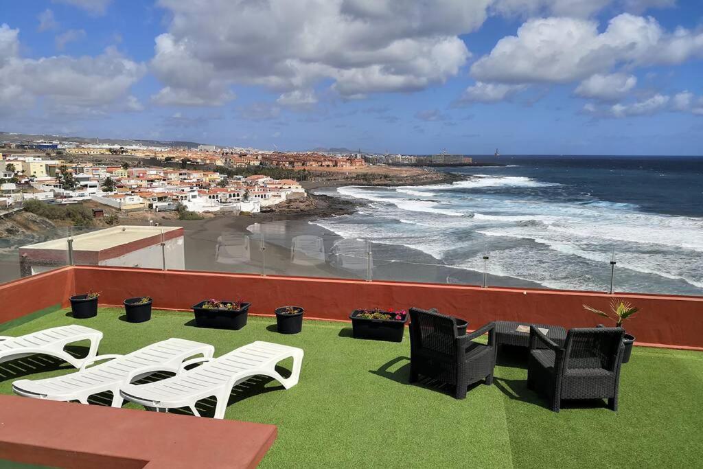 Cosy Flat For 2 Directly At The Beach Lägenhet Melenara Exteriör bild