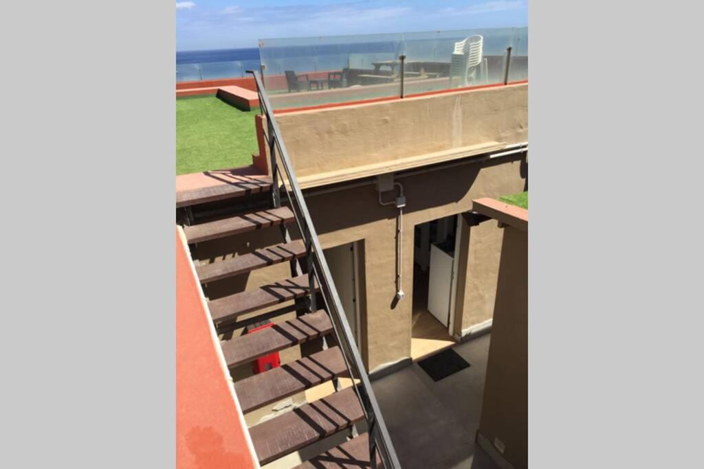 Cosy Flat For 2 Directly At The Beach Lägenhet Melenara Exteriör bild